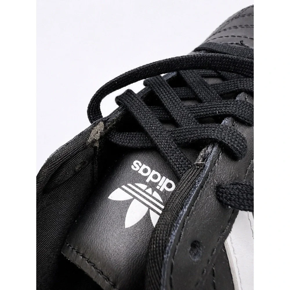 Adidas Taekwondo Lace J JR6807 Black White Gum Youth 4.5Y New W/Box